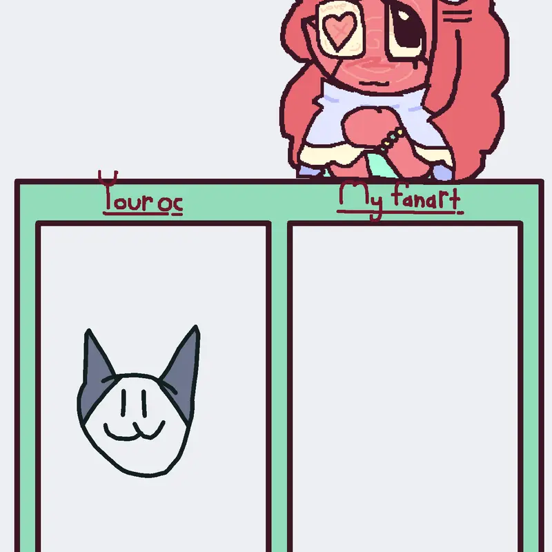 Having someone draw my oc idk by @the_flash8