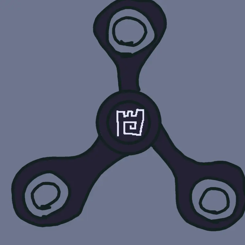 Fidget Spinner by @santiagoandtsukichan