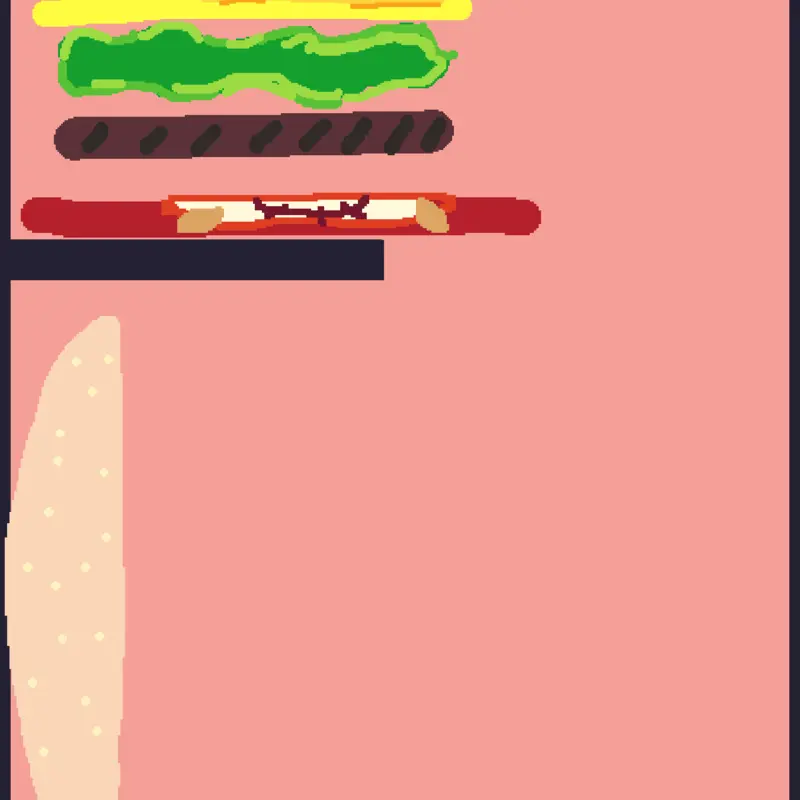 Make a buger by @hello334f