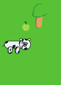 there is blood here Cow game