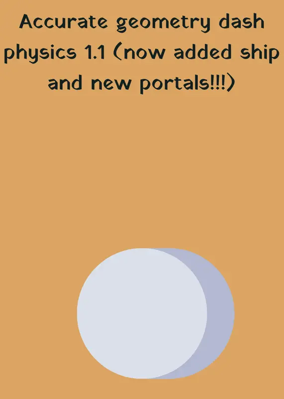 accurate geometry dash physics 1.1 beta by @random_kool_games