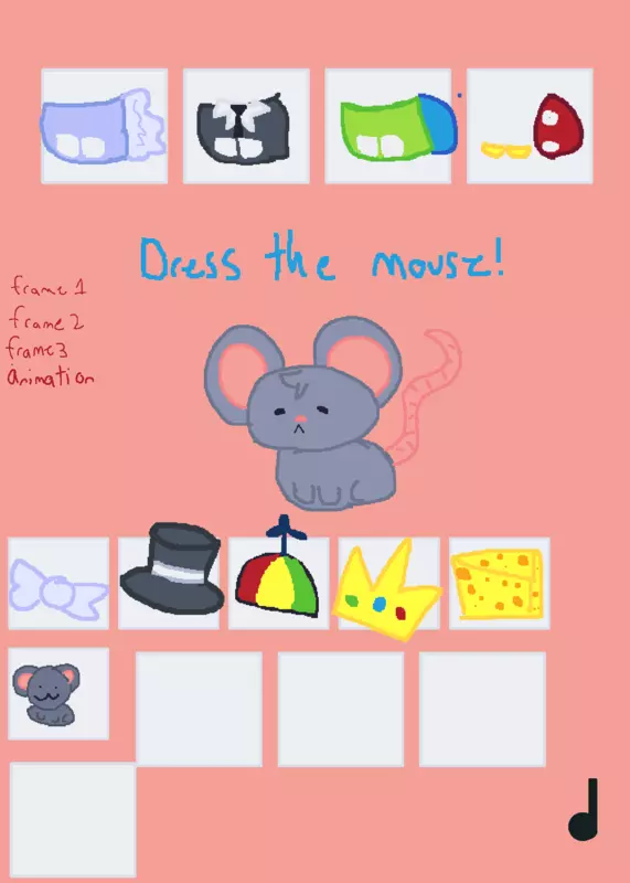 Dress the mouse!!! by @Not_A_Peach_But_A_Cat23