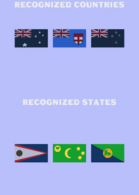 Flagband Oceanía