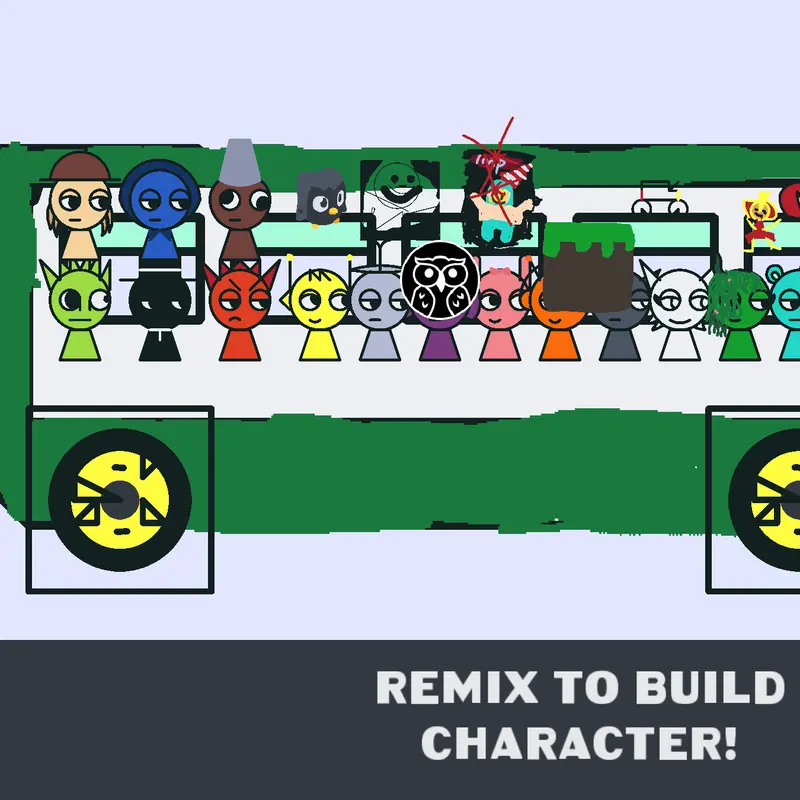 #bus #car #fun #cars #cargame #sprunki by @blazefox172