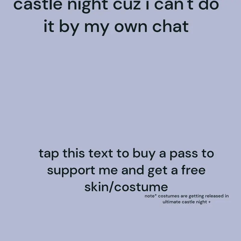 Ultimate Castle Night Support Pass by @Trozokrillo