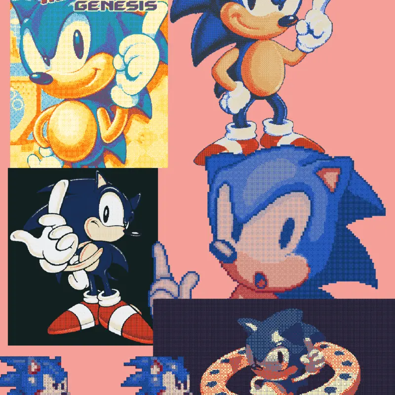 Sonic by @Drabthespritter2be5
