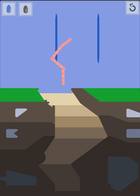 The worm game