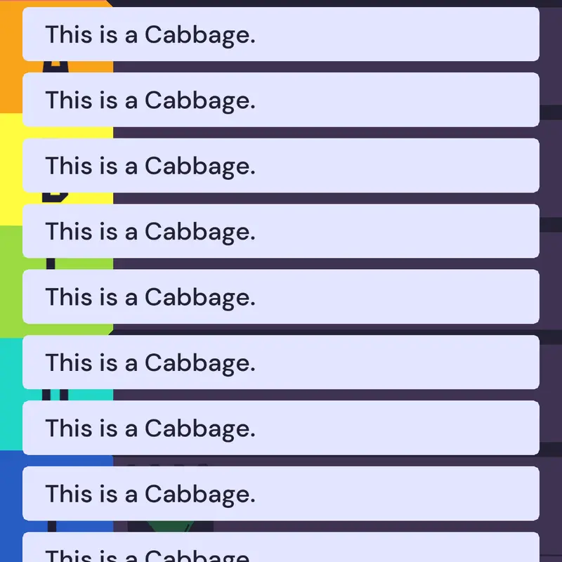 Rank Vegetables! by @Seanplayz_Castle