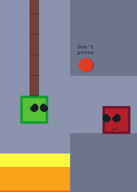 Lava cube ending