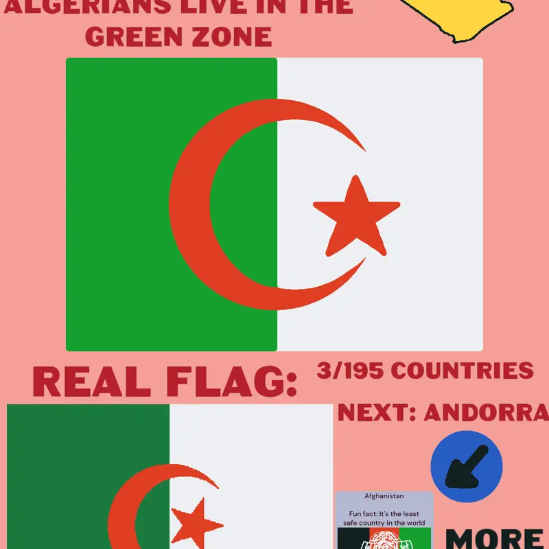 Algeria by @Algi_LavaScarletOrange