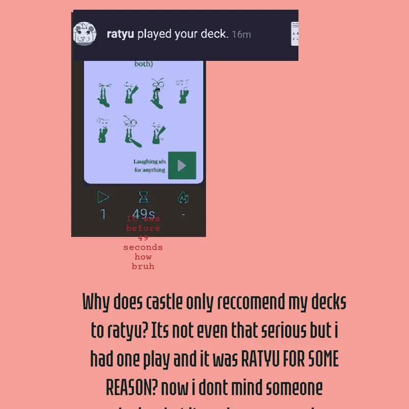 Me and le ✨️ratyu✨️ when new deck by @ThatNagitoKomaeda