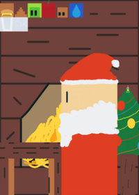 feed Santa claus 🎅🎅