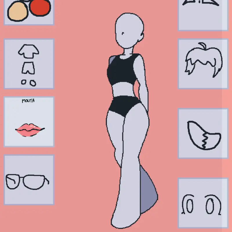 Dress up.game:fun game girl by @knife_blod
