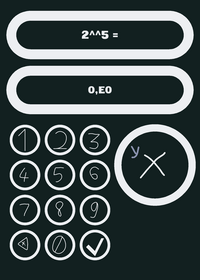 Tetration Calculator (Up to ~e3.4e38)