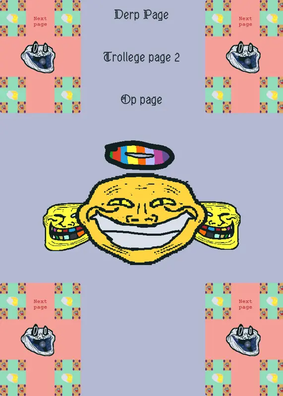 Trollege funny head 1 by @ahhhhhhadrian6729