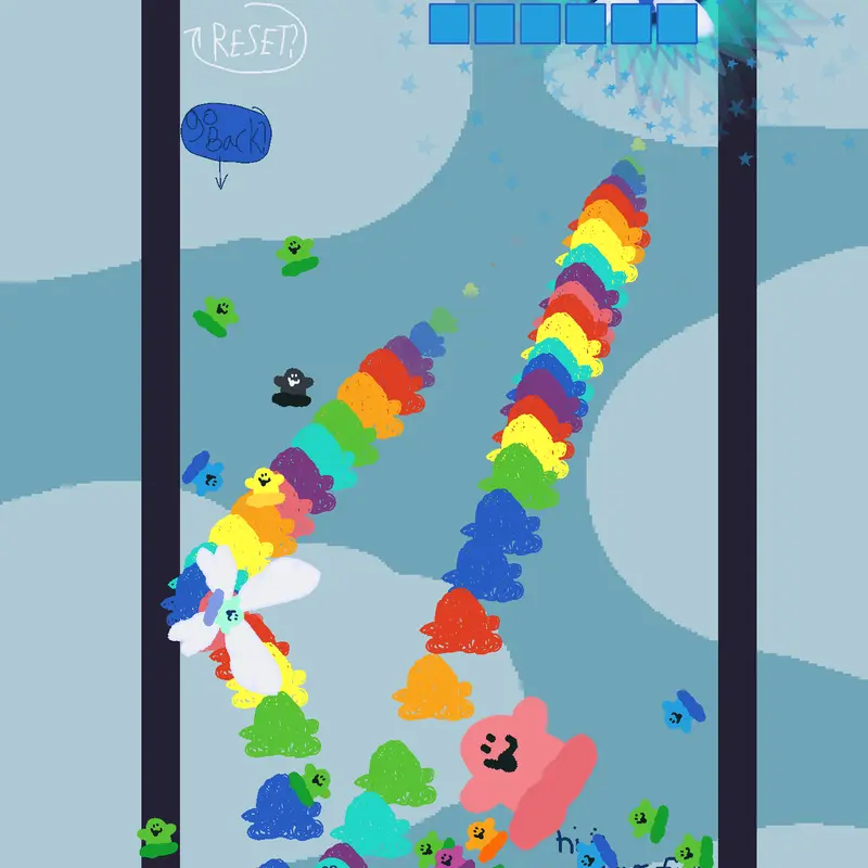 Messin with blobs :3 by @OHGODMYSKIN