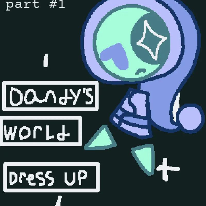 Dandy's world dressup pixel by @Lime_Soda77