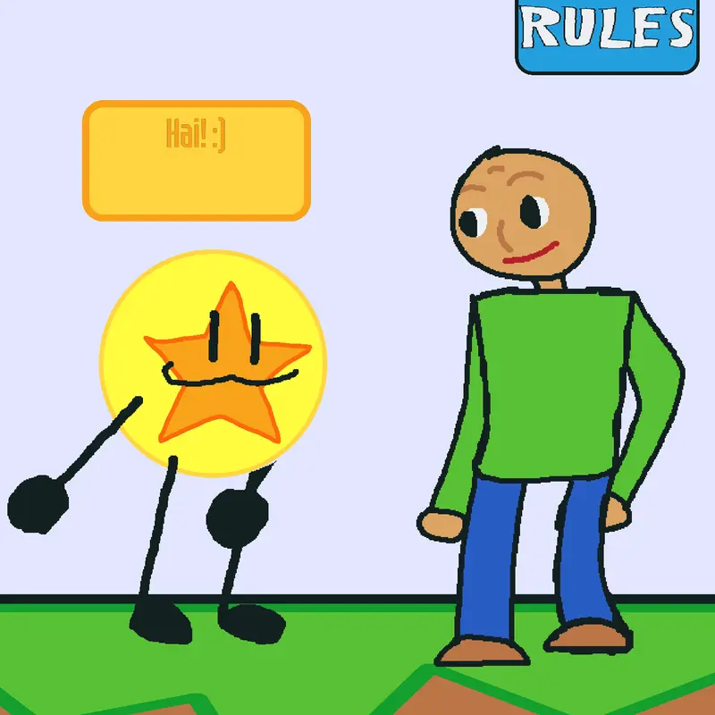 Tbh I tried to make baldi. by @TheRunner12