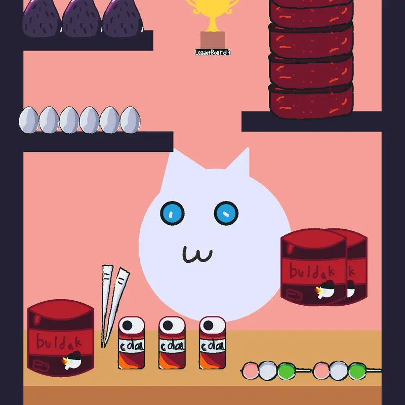 Mukbang x cat by @sear_yt