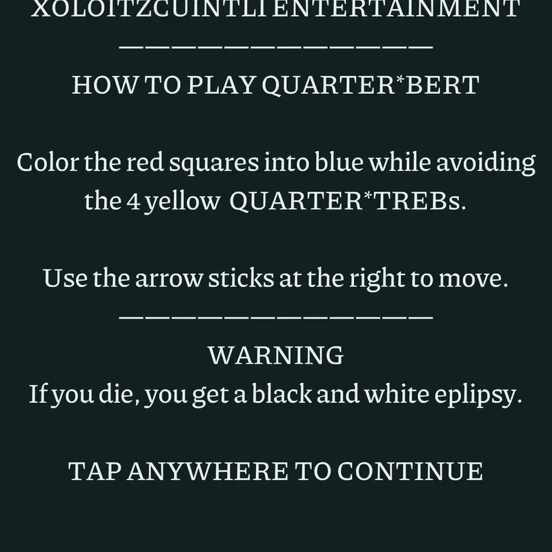 Q*bert /Quarter*bert by @xoloitzcuintli