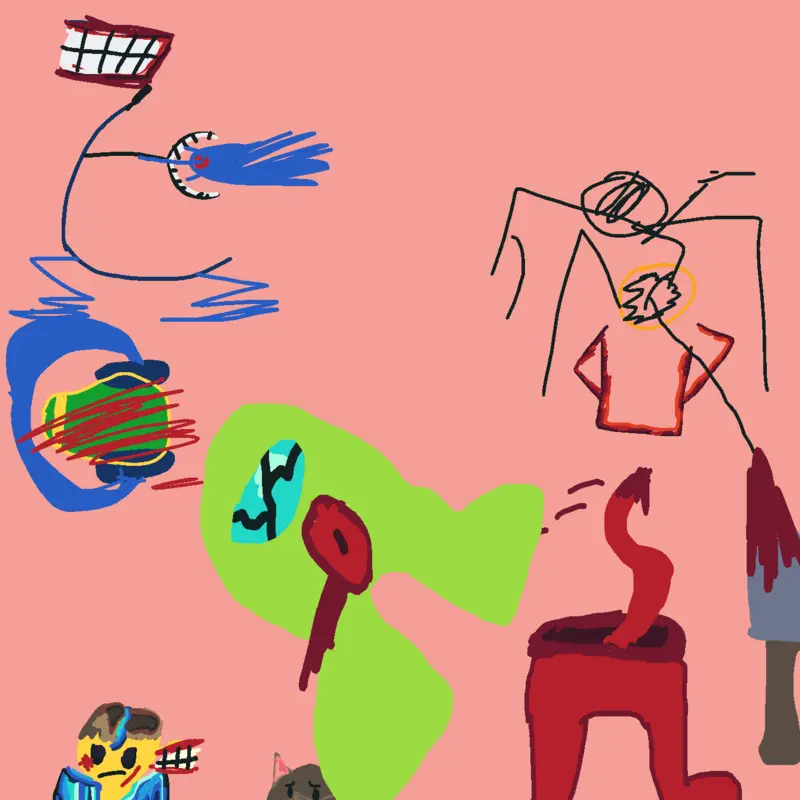 Draw your self in analog horror by @redandgreen_imposter