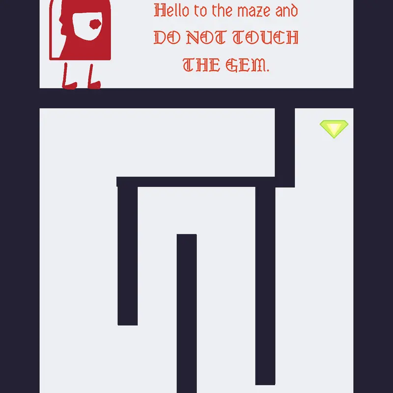 Maze game by @burgerKid