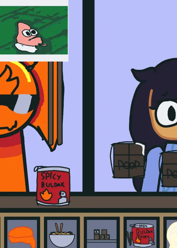 Lesbian Space Mukbang by @verityhalloween
