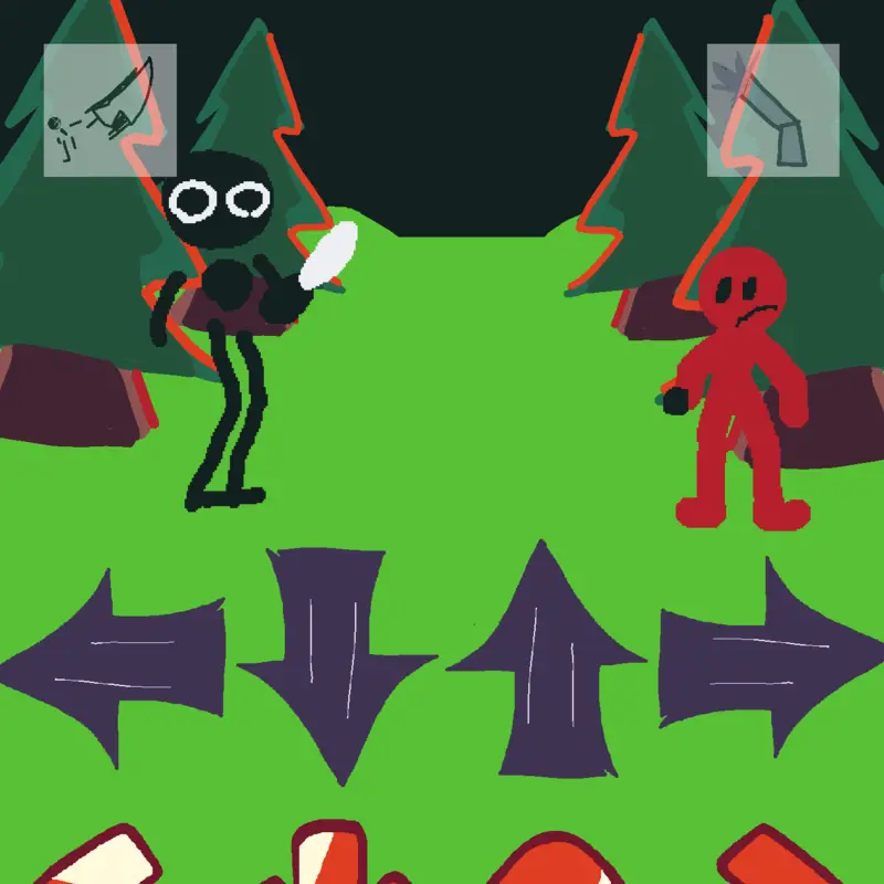 Fnf game by @Trypophobbia