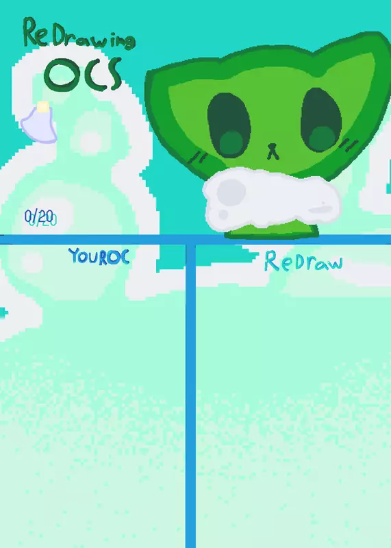 Redrawing ocs by @bonnz