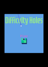 Difficulty holes