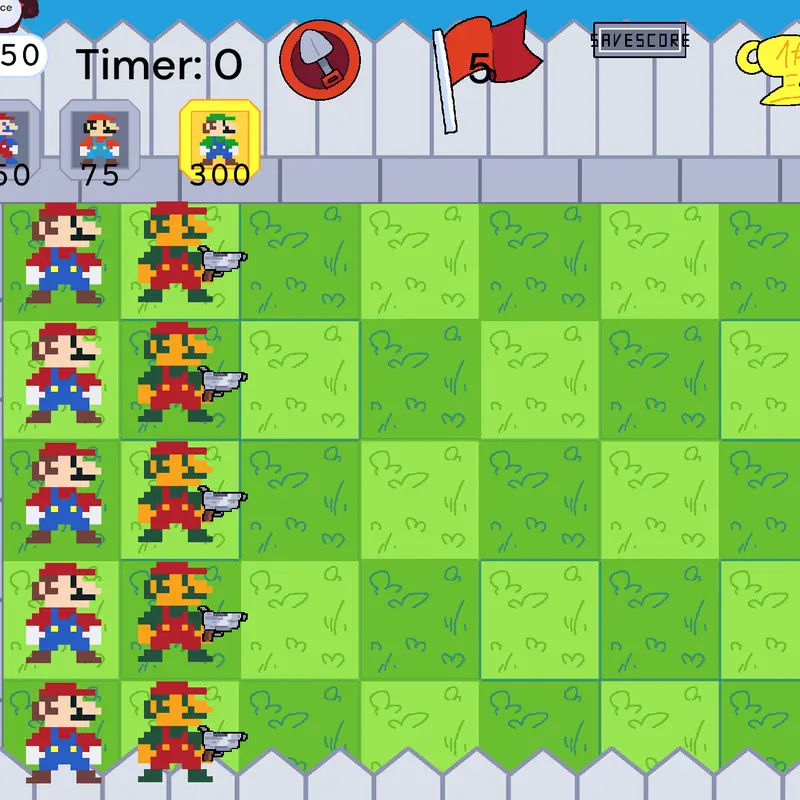 Mario vs Zombies by @ChoppyPlaytime