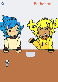 BAKE a cake with gumball and penny