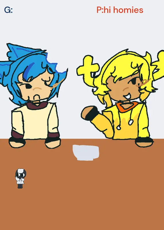 BAKE a cake with gumball and penny by @F1DZG3R4LD