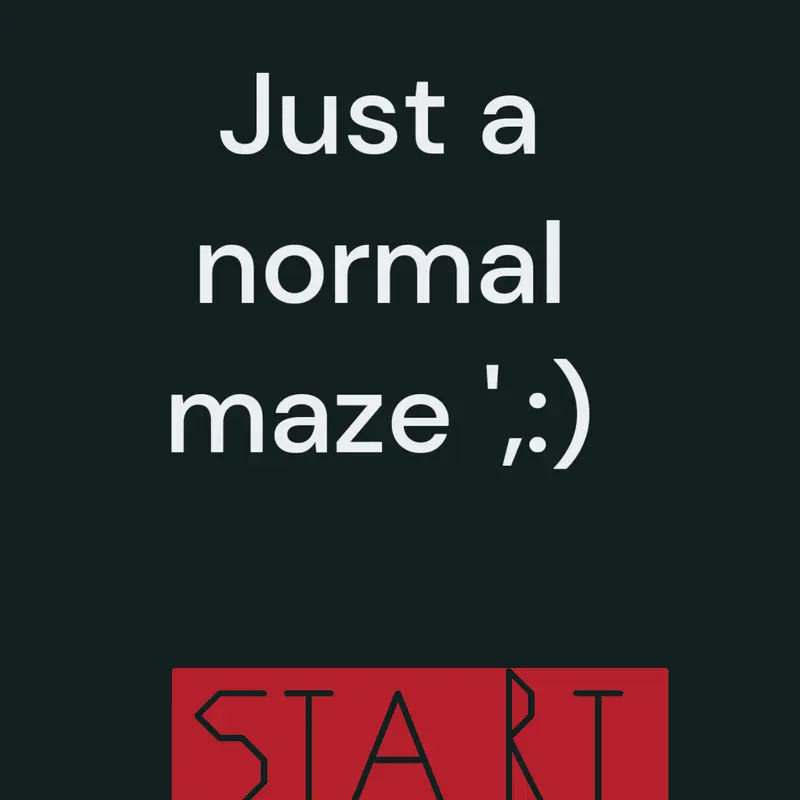 Fun maze game by @cavemanjhon