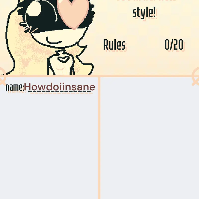 Game by @howdoiinsane