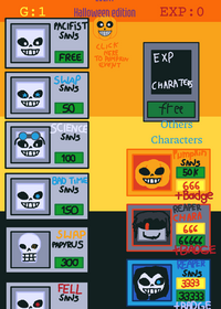 undertale: judgement day sans Multiverse