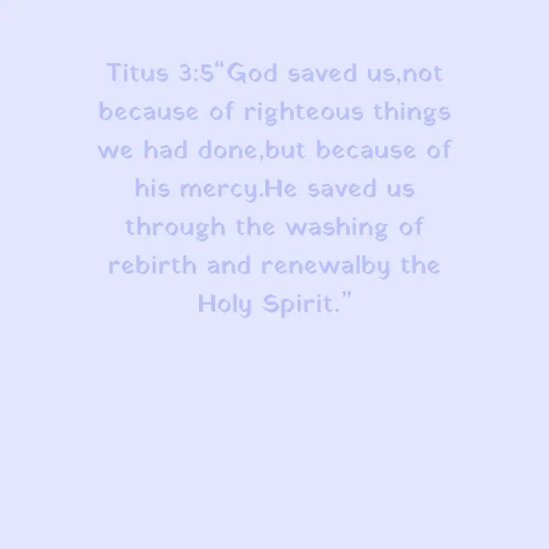 Titus 3:5 ʚ🕊ଓ by @Spreadingthegospel