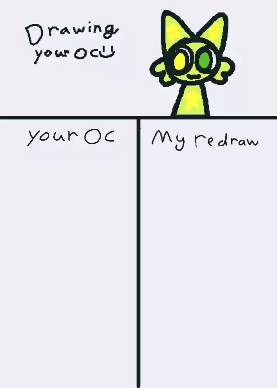 Your oc in my style by @Alena_DaAlien