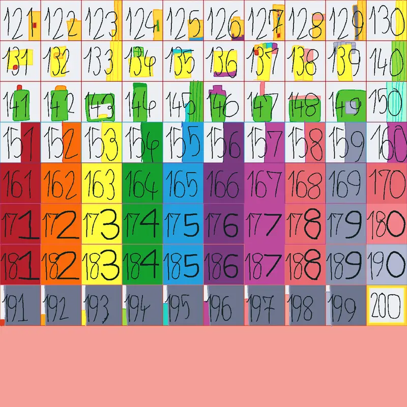 Numberblocks by @Gaptain244