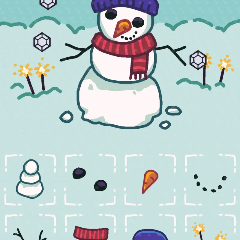 Build a snow man :) by @i_likescary