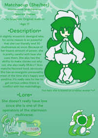 She can end the entire starmoon multiverse...