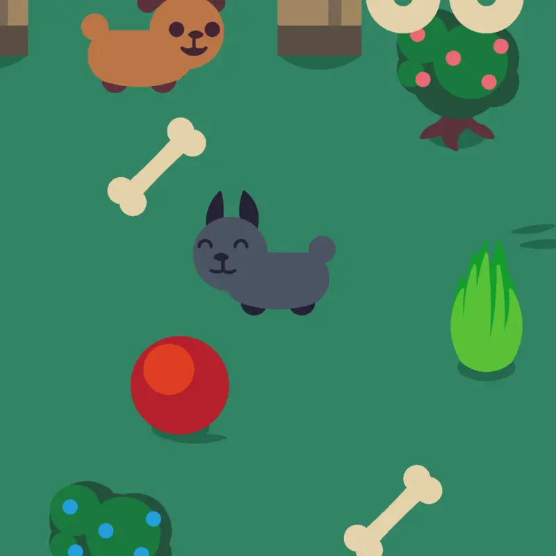 The dogs' adventure by @DavieDashoficial