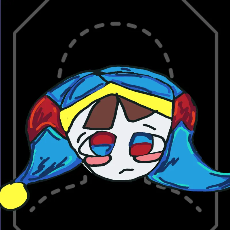 Pomni flitter by @BigBanCute