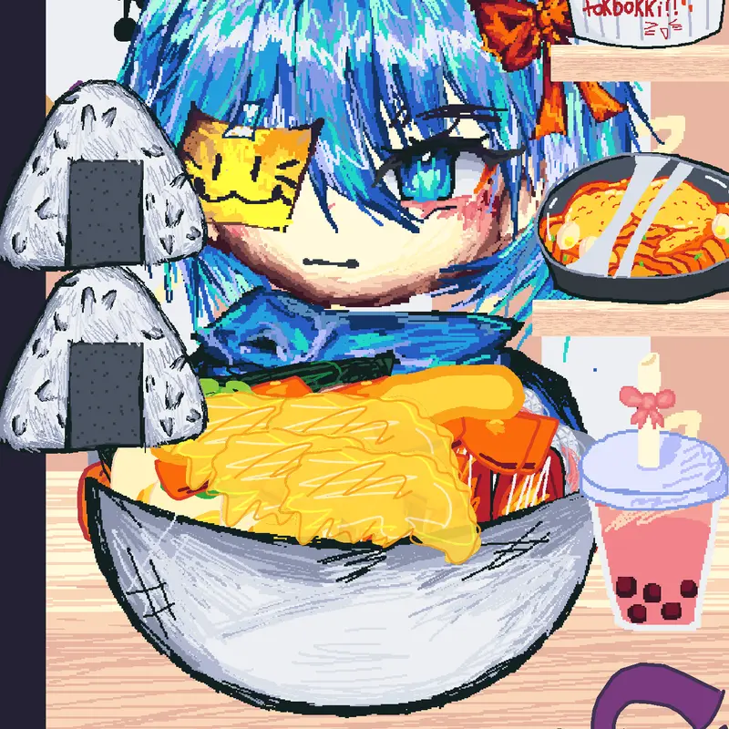 Mukbang credits to the owner by @alexandra_idk