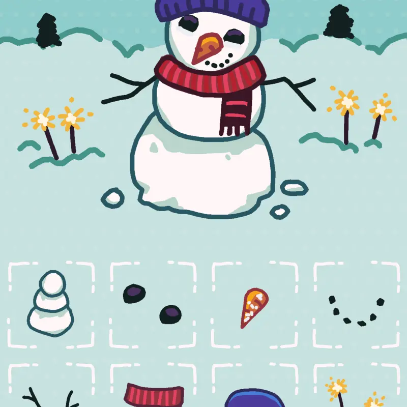 Decorate your snowman! by @RabbaniSidin_778