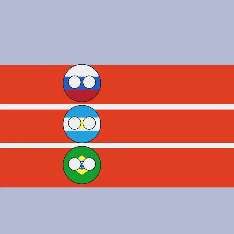 Countryballs sport race by @WilliandasilvaGuimar