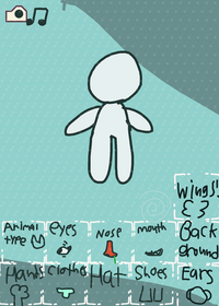 My own dress up game with animals!