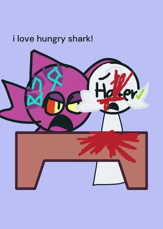 Hungry Shark is Mine! by @DarkMagicSharkHSW2026
