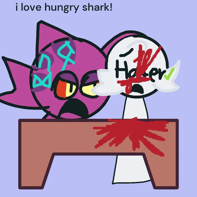 Hungry Shark is Mine! by @DarkMagicSharkHSW2026