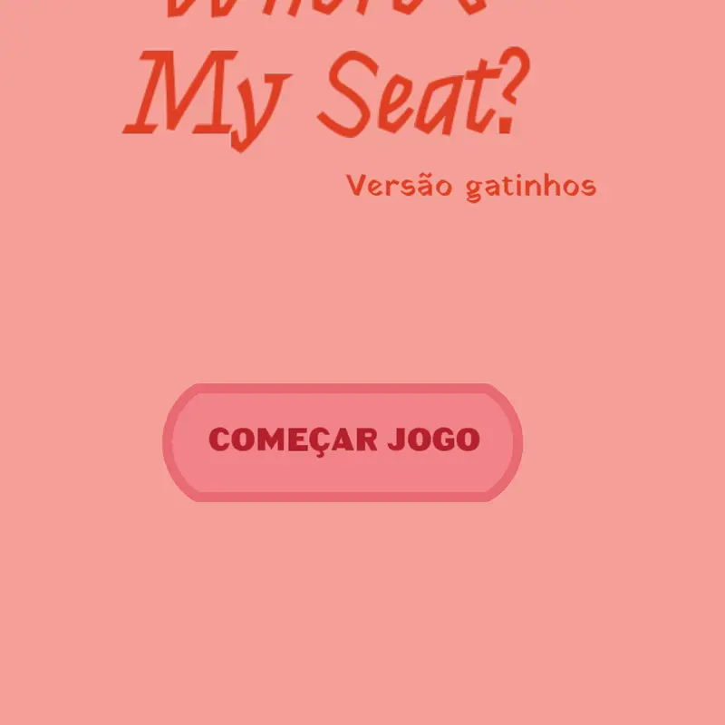 Where's my seat? Versão gatinhos by @Kay_00